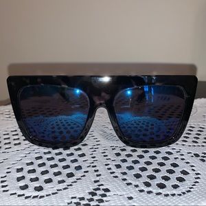 Quay Black Marble Sunglasses